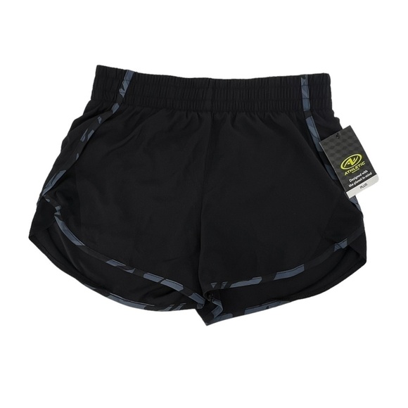 NWT athletic works Black Dri Fit Running Shorts Size Large (10/12) Plus Girl’s - Picture 1 of 5